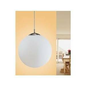 Sospensione lampada globo rondo bianco 1 x 60w 85263