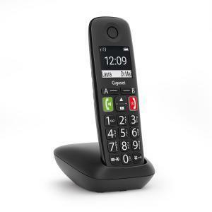 Gigaset communication italia cordless con tasti grandi nero e290black