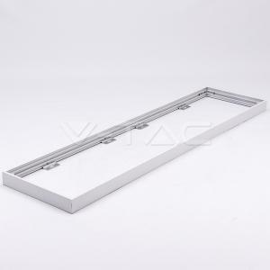 Cornice per panelli led in alluminio colore bianco 8158