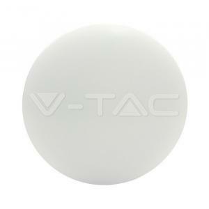 Smart domelight plafoniera slim rotonda led 18w da interno con interruttore cambia colore in plastica colore bianco vt-8418-m 7605