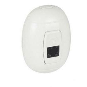 Connettore presa telefonica ovale rj11 19w colore bianco sp58bf