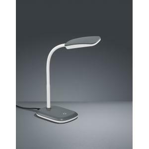 Boa lampada da studio led flessibile touch dimmer colore titanio h. 36cm r52431187