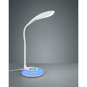 Krait lampada da studio led bianca con base luminosa rgb e diffusore flessibile con 4 regolazioni intensita' touch h. 34cm r52781201