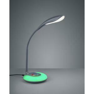 Krait lampada da studio led antracite con base luminosa rgb e diffusore flessibile con 4 regolazioni intensita' touch h. 34cm r52781242