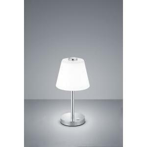 Emeraald lampada tavolo led diffusore vetro cono 4 intensita' di luce col.cromo h.29cm 525490106