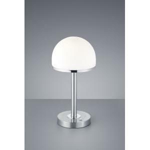 Berlin lampada tavolo led diffusore vet. mezza sfera 4 intensita' di luce col.acciaio h.39cm 527590107