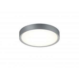 Clarimo plafoniera led bagno con bordo alluminio d.33 659011887