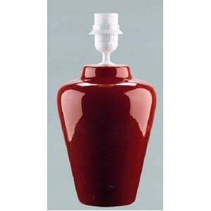 Lampada da tavolo contemporanea grande colore rosso attacco e27 60w 10503