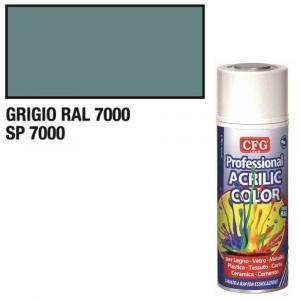 Spray acrilico professionale  - a rapida essiccazione grigio ral7000 sp7000