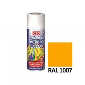 Spray acrilico professionale  - a rapida essiccazione giallo cromo ral1007 sp1007