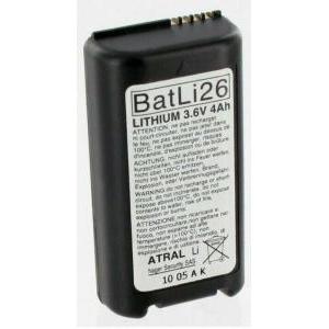Batteria al litio 3,6v 4 ah per apparecchiature hager e logesty batli26