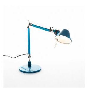 Lampada da tavolo bracci mobili tolomeo micro blu a011850