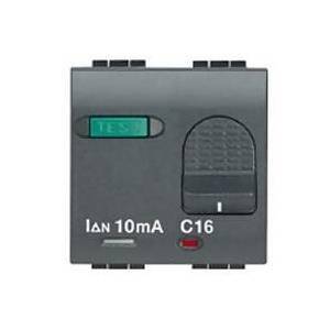Living international interruttore magnetotermico differenziale salvavita 16a l4305/16