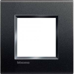 Livinglight  placca 2 moduli colore  antracite lna4802ar