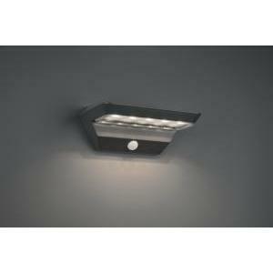 Mendoza applique led da esterno solare ricaricabile antracite con sensore di movimento ip44 l.22cm r22241142