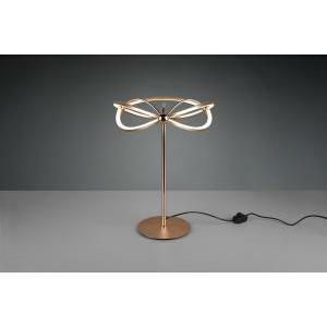 Charivari lampada da tavolo led ottone satinato ellissi dimmerabile h. 50cm 521210108
