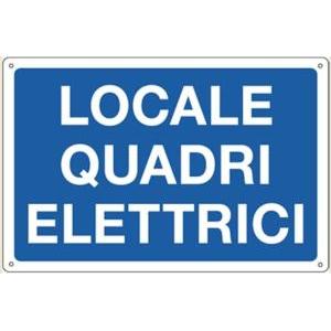 Cartello in alluminio  - quadri elettrici 31-83