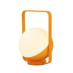 Lampada da tavolo cindy ricaricabile arancione 1,5w ec002/2k/o