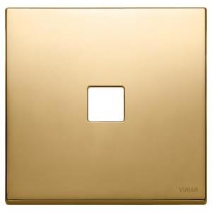 Placca vimae eikon exé 2 moduli per 1 posto - modello vintage colore oro 22682.1.82