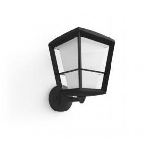 Lampada da parete led econic da esterno ip44 nero 1743930p7