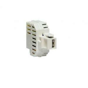 Alimentatore usb-a da incasso compatto 3a con aggancio keystone bianco 82896