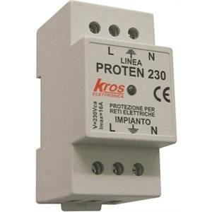 Protezione per reti elettriche 230v 2 moduli 02002
