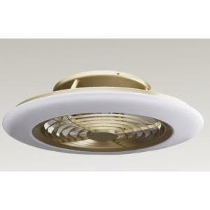 Lampada da soffitto con ventilatore alisio 70w oro diametro 63 6707