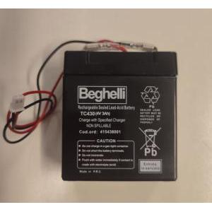 Batteria 4v 3ah  ricambio per lampada 1499- 415438001