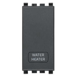 Interruttore 2p 20ax water/heater grigio 20016.wh