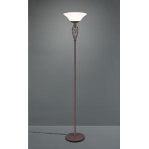 Rustica lampada da terra metallo ruggine 401000224