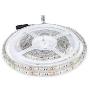 Striscia led  212149 vt-5050-60-12v 3000k ip65-5 metri