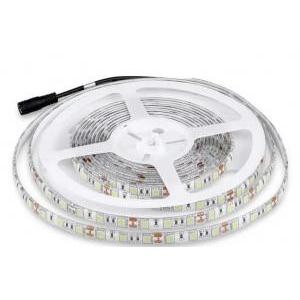 Striscia led 12v  212155 vt-5050-5 metri-rgb 7w/m ip65