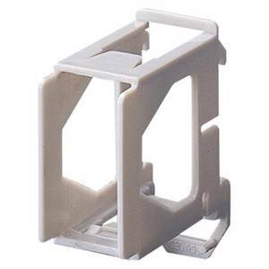 Supporto per montaggio componenti serie system guida din 1 posto 1,5moduli din gw26409