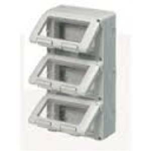 Contenitore stagno 12 moduli (4x3) ip55 verticale gw27052