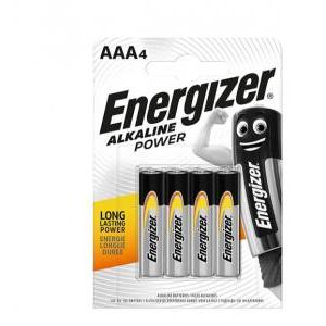 Batterie aaa alkaline power  103635182-4 pezzi