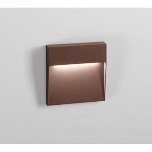 Segnapasso da parete  503w-6w 3000k ip54-corten