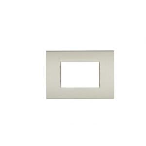 Placca tecnopolimero art compatibile bticino livinglight 3moduli champagne - 8003-11