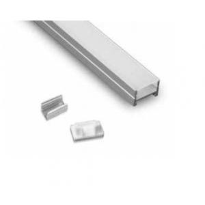 Profilo alluminio bianco  barra/strip/3hsw -2 metri-opale