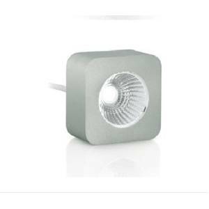 Apparecchio led a plafone quadrato led 5w luce calda 248/s