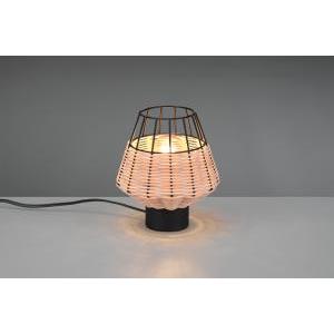 Borka lampada da tavolo in rattan colore naturale h. 20cm