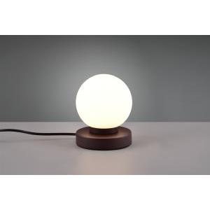 Prinz ii lamp. marrone c/sfera h 15