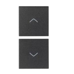 Due mezzi tasti  arkè 1m simboli frecce grigio- 19751.2