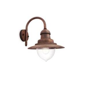 Lampada da parete philips raindrop 1xe27 ip44 bronzo - 0165206pn