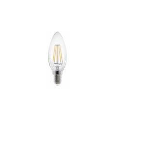 Lampadina mini candela led filamento 4w attacco e14 luce calda inm1-041427
