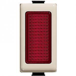 Matix portalampada colore avorio diffusore rosso a5060r