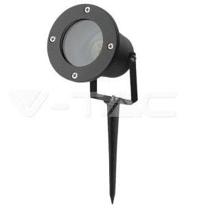 Lampada con picchetto  garden gu10 ip65 nero vt-770 - 7571