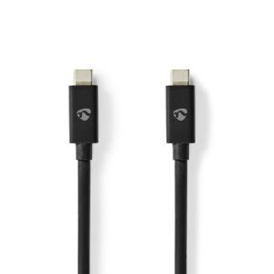 Cavo usb 4.0  gen 2x2 in pvc nero 2 metri - ccgb66020bk20