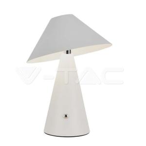 Lampada da tavolo led  ricaricabile 3w 3000k bianco vt-1051 - 7948