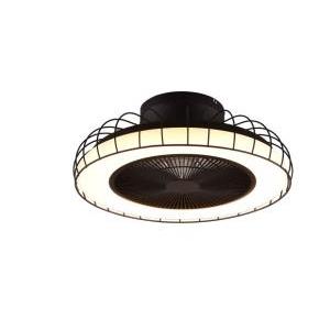 Plafoniera led con ventola  sandfjord 30w 2700-6500k nero opaco - r64122132