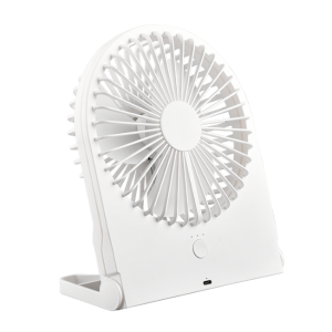 Ventilatore da tavolo a batteria  breezy 3 velocità usb-c bianco - r044-01